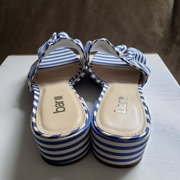 (New) Bar III Janie Slide-On Sandals (Women's 7.5M) - Picture 8 of 8